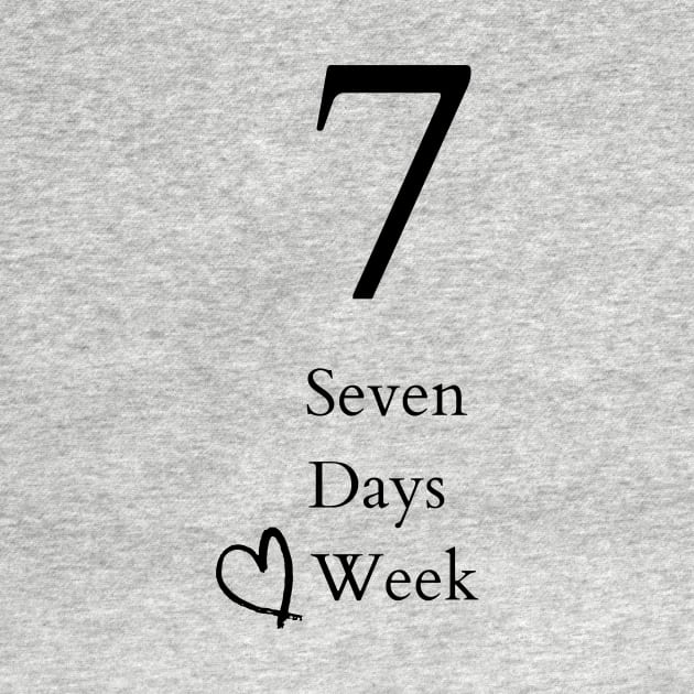 7 seven days week by Junomoon23